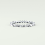 0.7 TCW Round Shaped Lab Grown Diamond Wedding Band