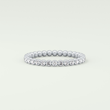0.7 TCW Round Shaped Lab Grown Diamond Wedding Band