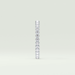 0.7 TCW Round Shaped Lab Grown Diamond Wedding Band