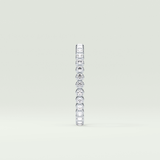 0.7 TCW Round Shaped Lab Grown Diamond Wedding Band