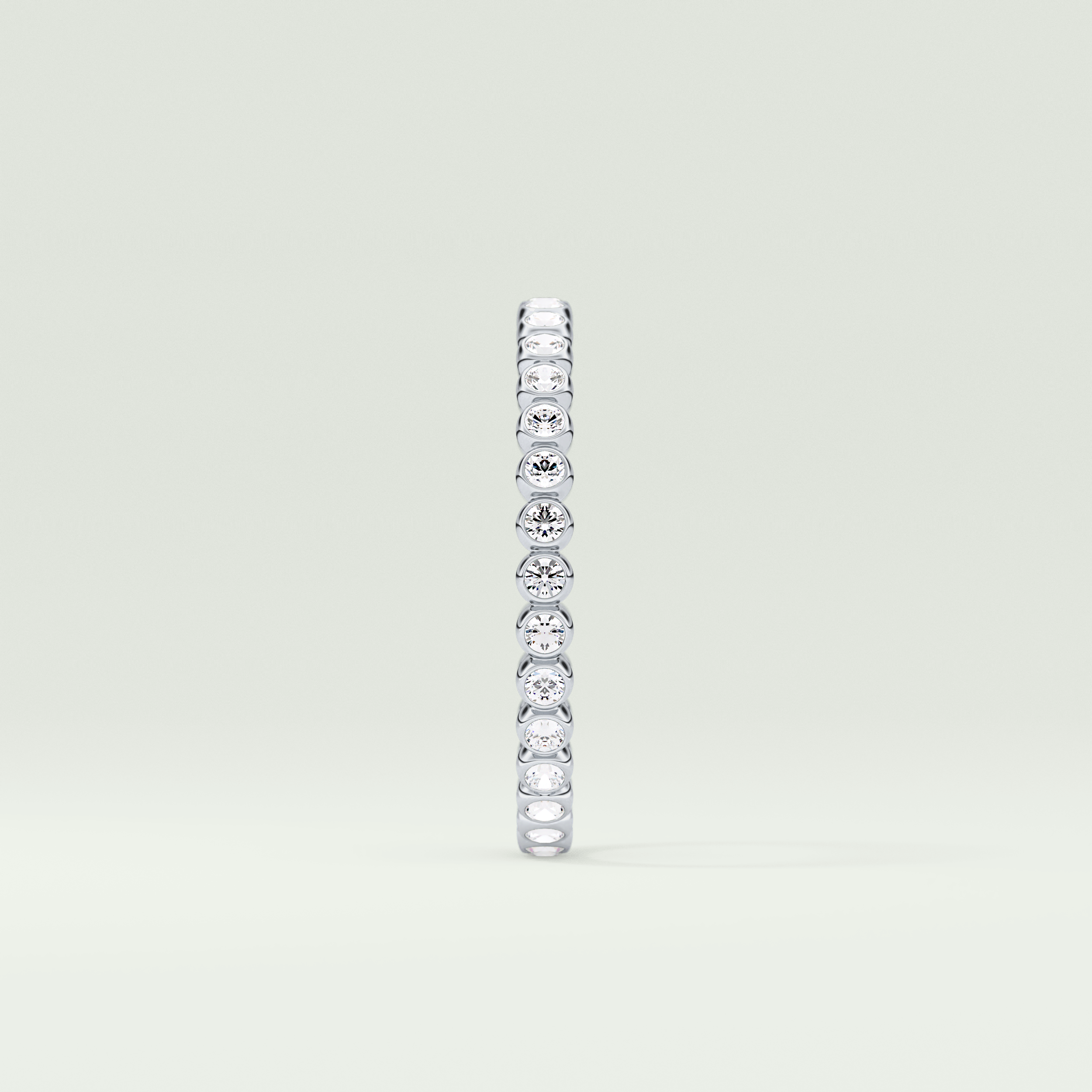0.7 TCW Round Shaped Lab Grown Diamond Wedding Band
