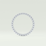 0.7 TCW Round Shaped Lab Grown Diamond Wedding Band