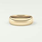 Classic Gold Shank Wedding Band