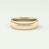 Classic Gold Shank Wedding Band