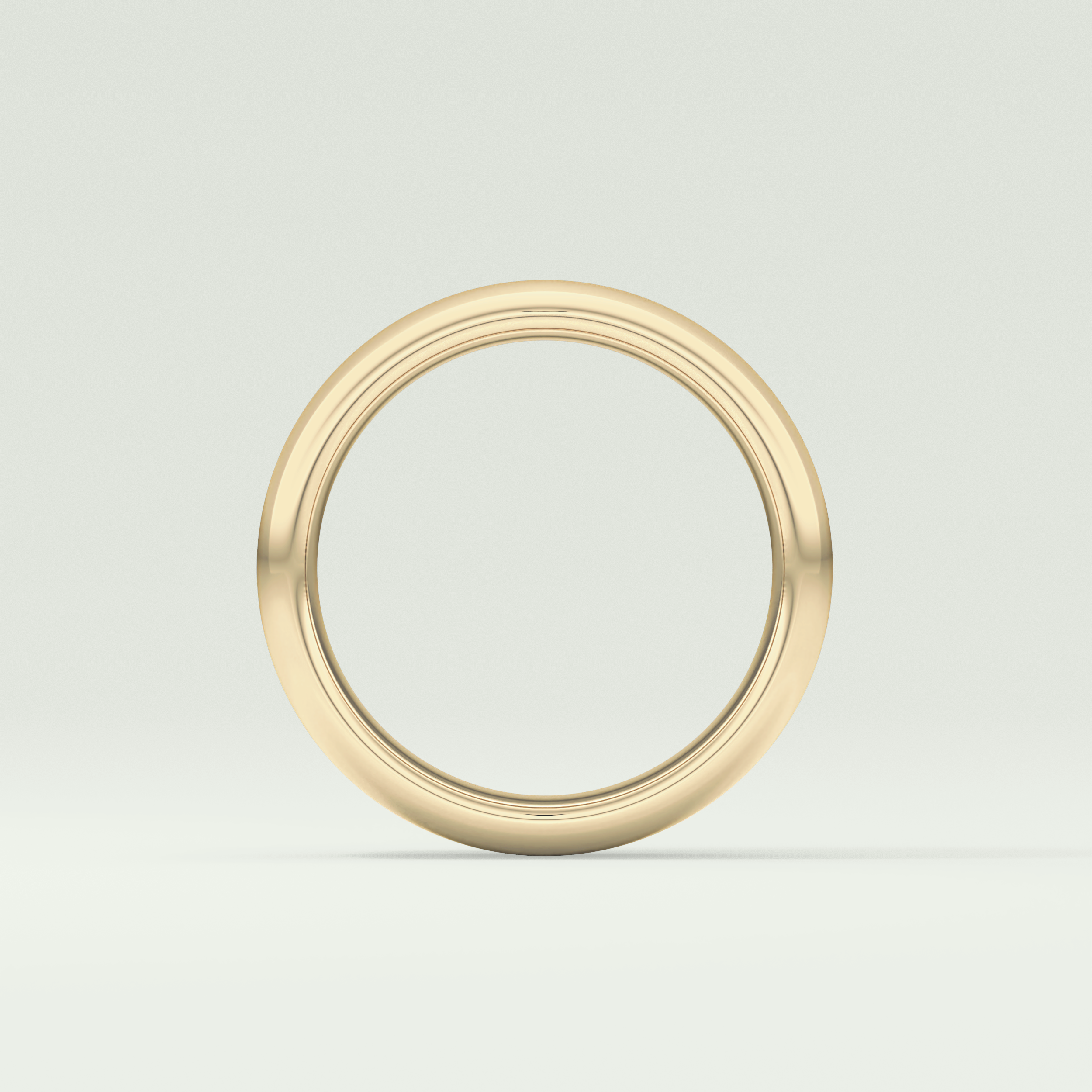 Classic Gold Shank Wedding Band