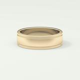 Classic Textured Shank Wedding Band