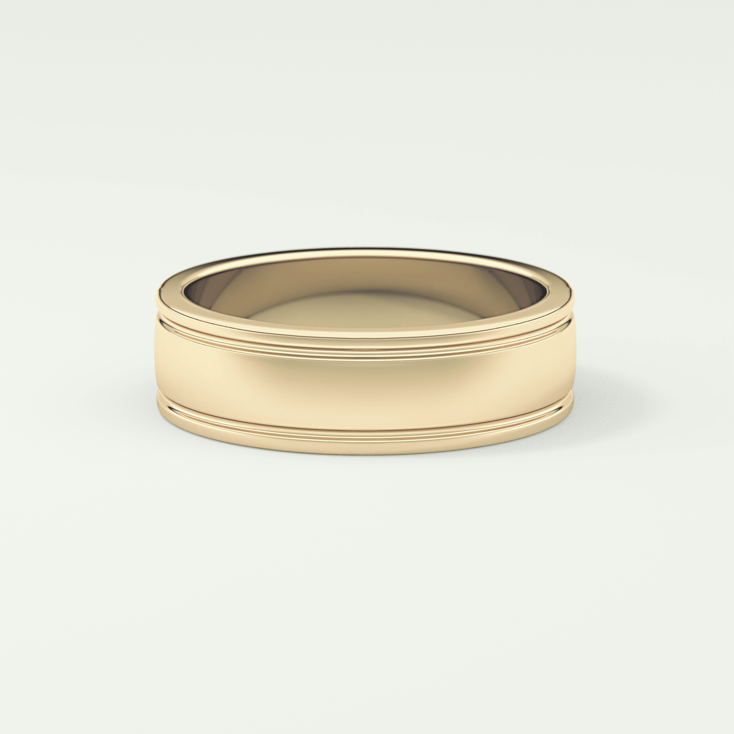 Classic Textured Shank Wedding Band