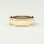 Classic Textured Shank Wedding Band