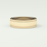 Classic Textured Shank Wedding Band