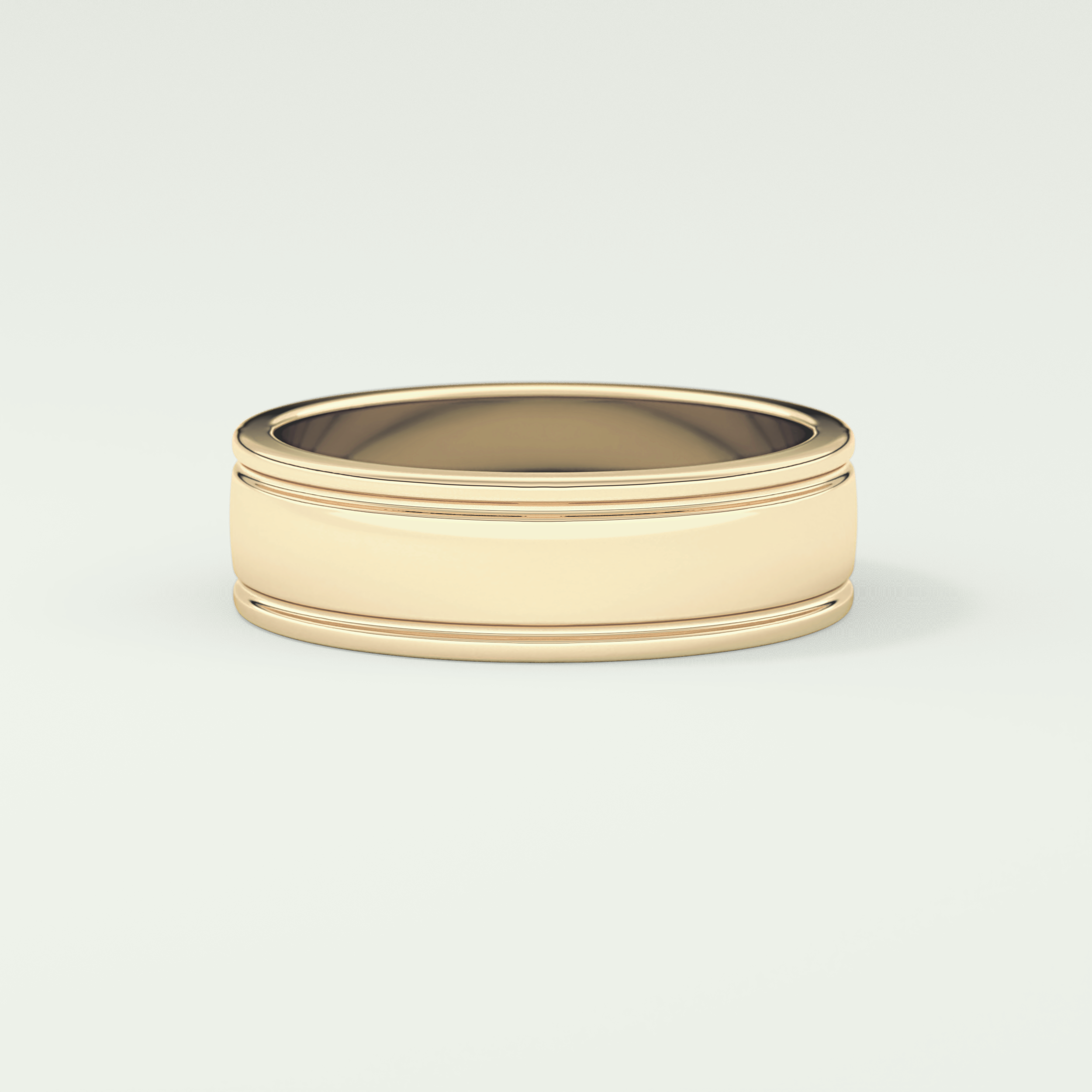 Classic Textured Shank Wedding Band