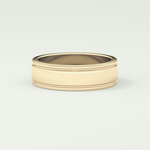 Classic Textured Shank Wedding Band