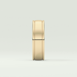 Classic Textured Shank Wedding Band