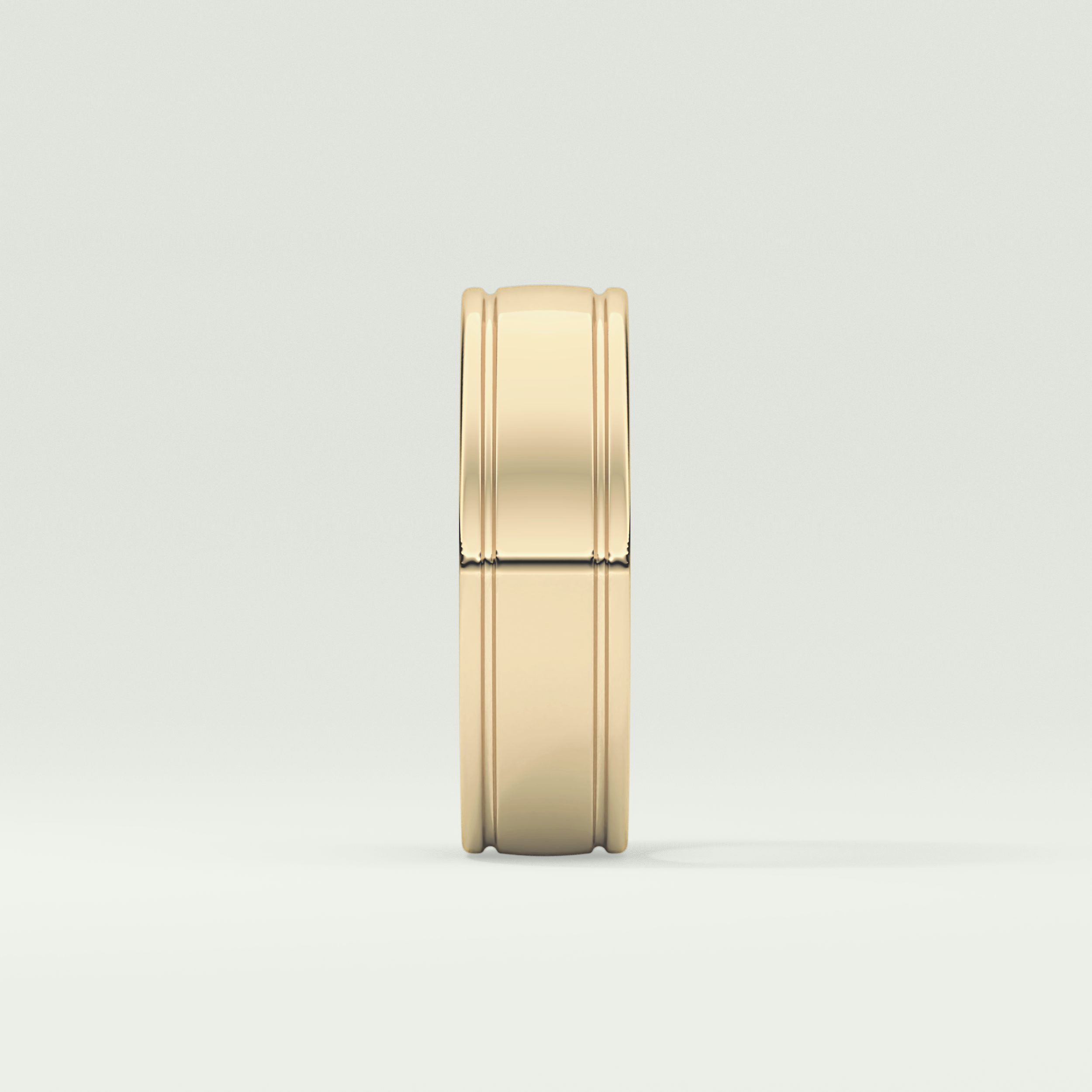 Classic Textured Shank Wedding Band