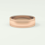 Classic Textured Shank Wedding Band