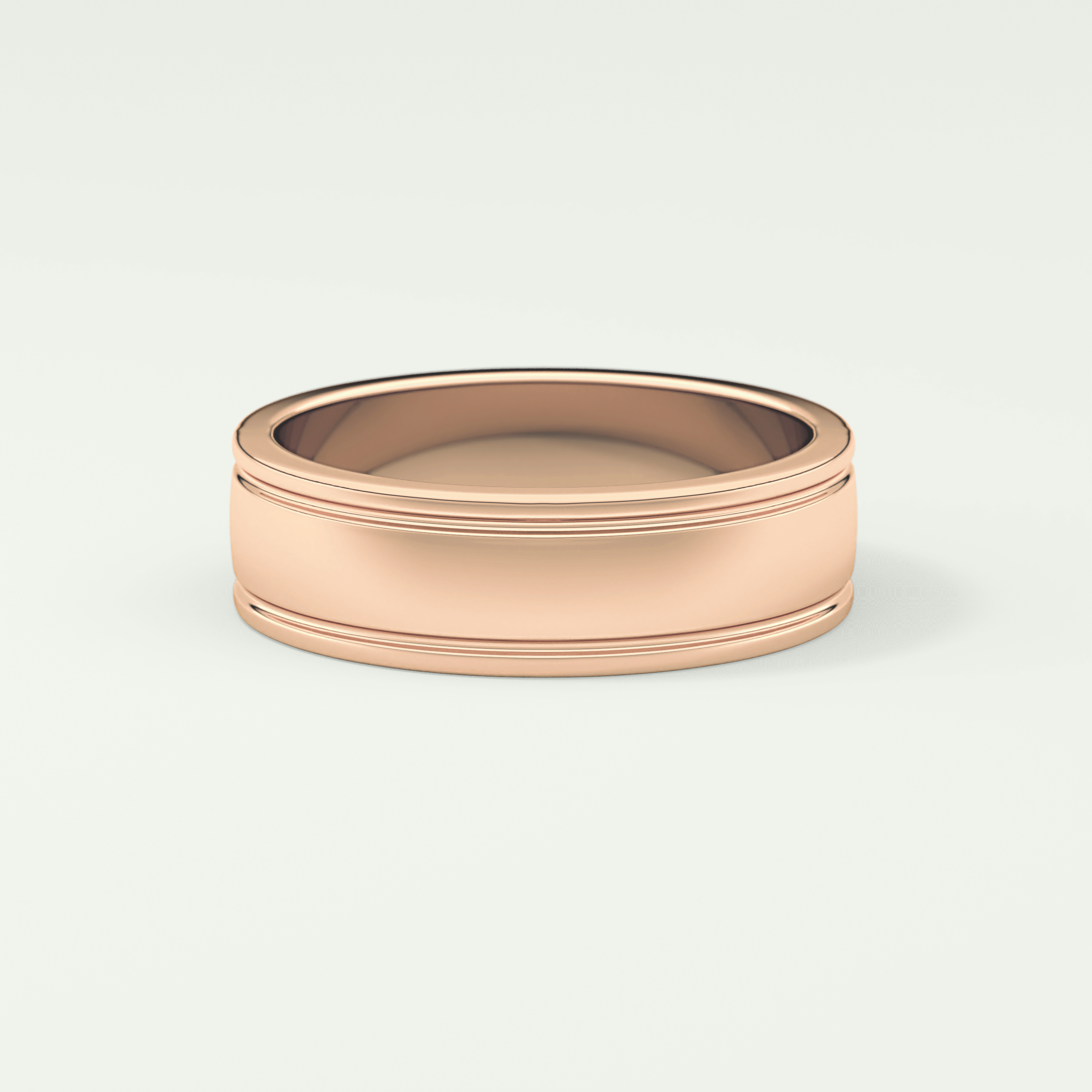 Classic Textured Shank Wedding Band