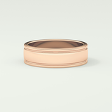 Classic Textured Shank Wedding Band
