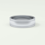 Classic Textured Shank Wedding Band