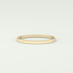 0.18 TCW Round Shaped Lab Grown Diamond Wedding Band