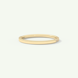 0.18 TCW Round Shaped Moissanite Half Eternity Wedding Band