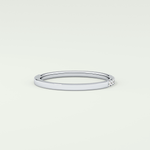 0.18 TCW Round Shaped Lab Grown Diamond Wedding Band