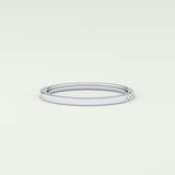 0.18 TCW Round Shaped Lab Grown Diamond Wedding Band