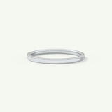 0.18 TCW Round Cut Lab-Grown Diamond Half Eternity Wedding Band