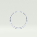 0.18 TCW Round Shaped Moissanite Wedding Band