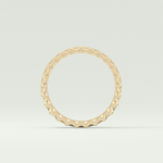 Textured Shank Wedding Band