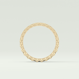 Textured Shank Wedding Band