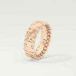 Textured Shank Wedding Band