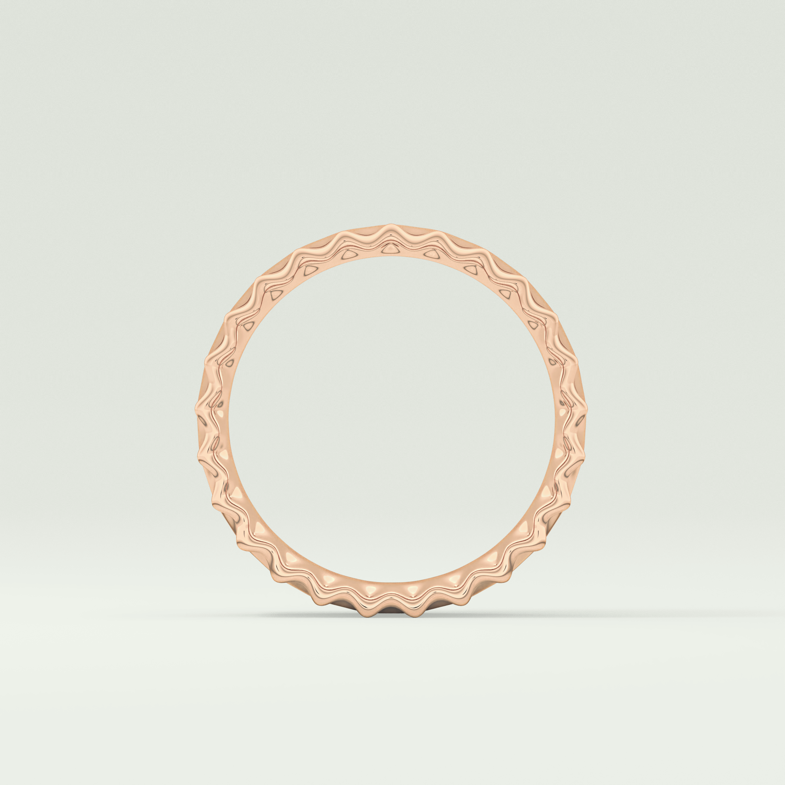 Textured Shank Wedding Band