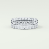 Textured Shank Wedding Band