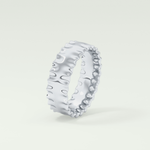Textured Shank Wedding Band
