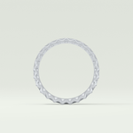 Textured Shank Wedding Band