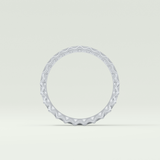 Textured Shank Wedding Band