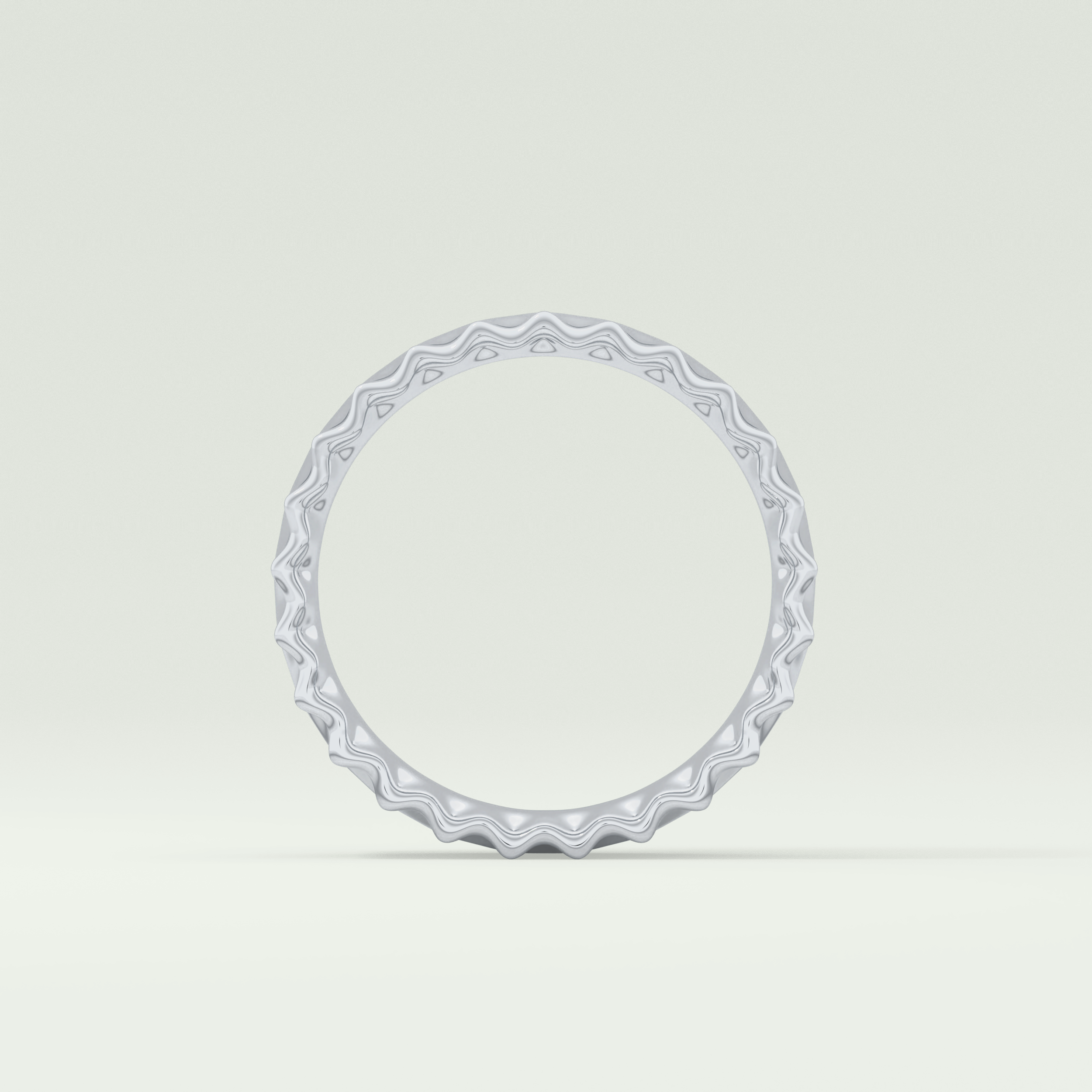 Textured Shank Wedding Band