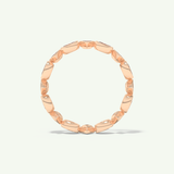 0.72 TCW Oval & Princess Cut Lab-Grown Diamond Full Eternity Bezel Wedding Band