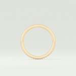 0.74 TCW Round Cut V Shaped Lab Grown Diamond Wedding Band
