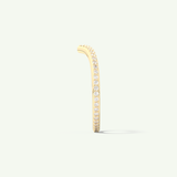 0.74 TCW Round Cut Lab-Grown Diamond Wedding Band