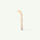 0.74 TCW Round Cut Lab-Grown Diamond Wedding Band
