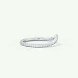 0.74 TCW Round Cut Lab-Grown Diamond Wedding Band