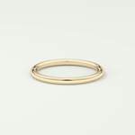 Yellow Gold Polished Classic Shank Wedding Band