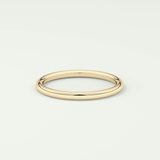 Yellow Gold Polished Classic Shank Wedding Band