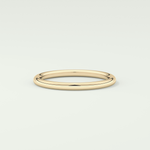 Yellow Gold Polished Classic Shank Wedding Band