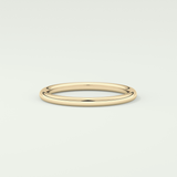 Yellow Gold Polished Classic Shank Wedding Band