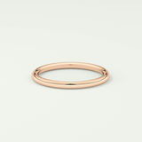 Yellow Gold Polished Classic Shank Wedding Band