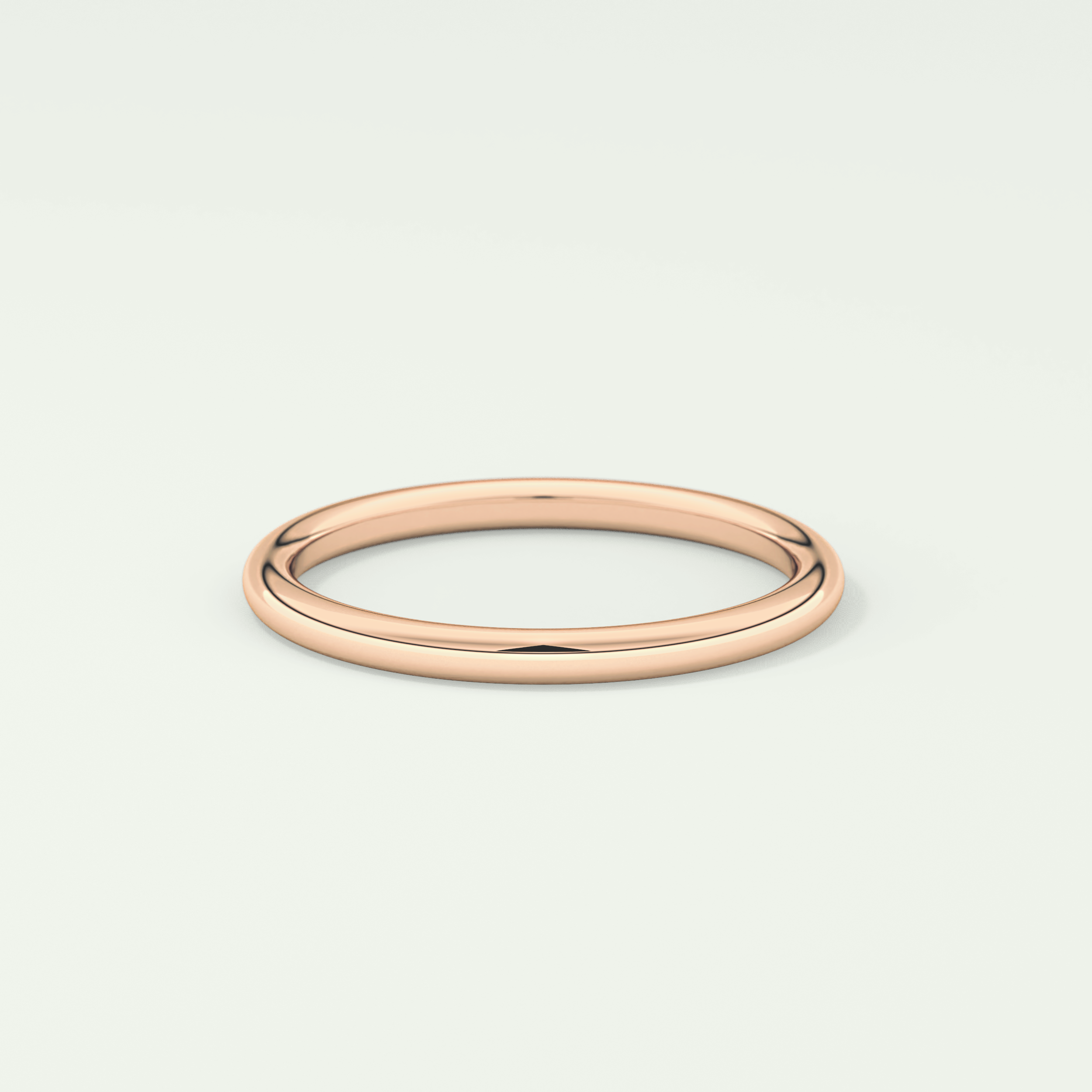 Yellow Gold Polished Classic Shank Wedding Band