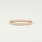 Yellow Gold Polished Classic Shank Wedding Band