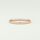 Yellow Gold Polished Classic Shank Wedding Band