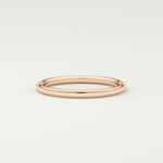 Yellow Gold Polished Classic Shank Wedding Band